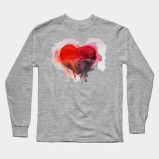 Watercolor heart Long Sleeve T-Shirt